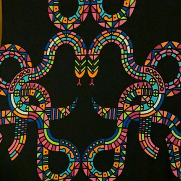 NEW MARA HOFFMAN Black Snake Ballerina Long Sleeve Dress XS - Picture 4 of 4